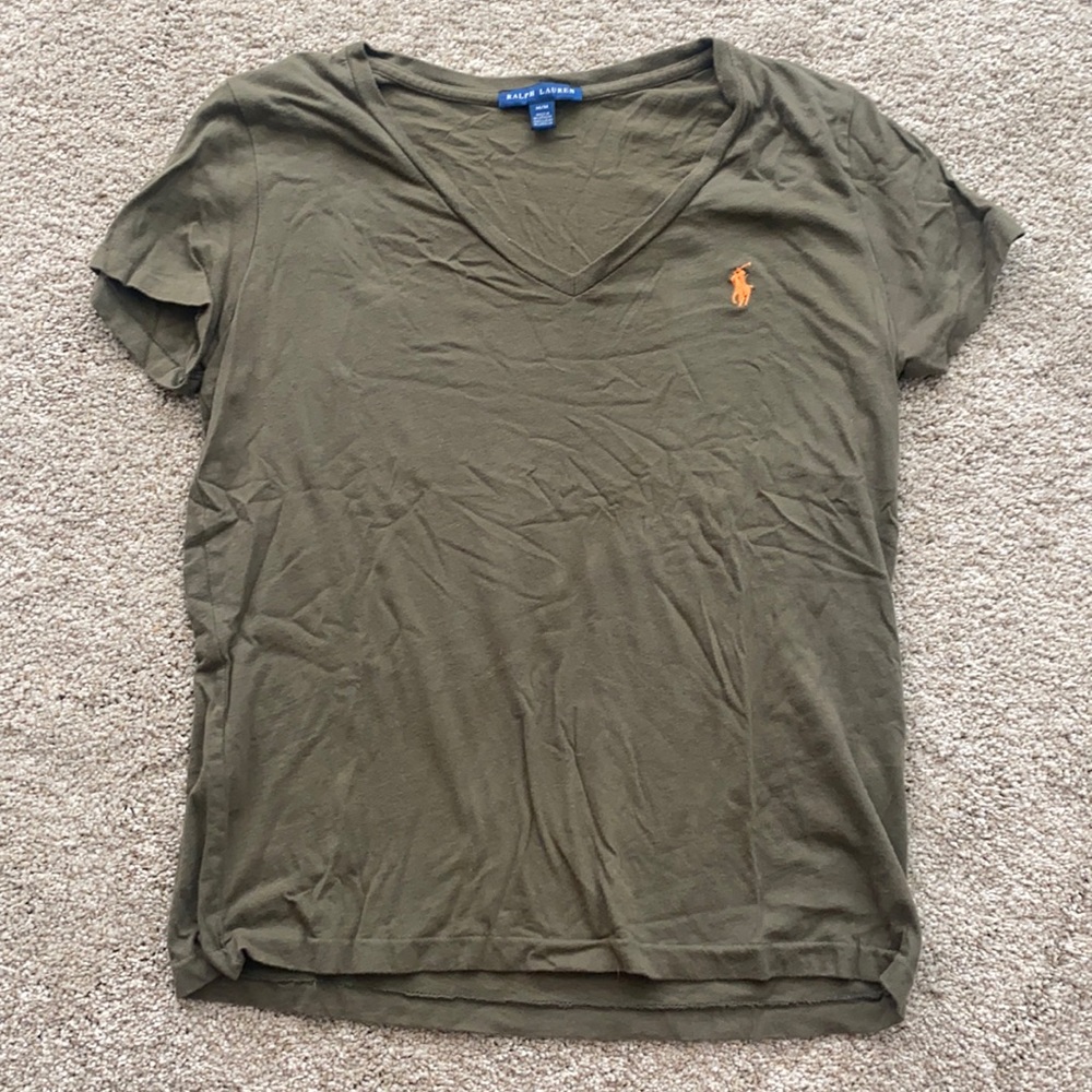 Green Polo V-neck